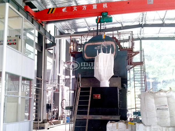 10吨SZS系列冷凝式燃气蒸汽锅炉项目（川南酿造）