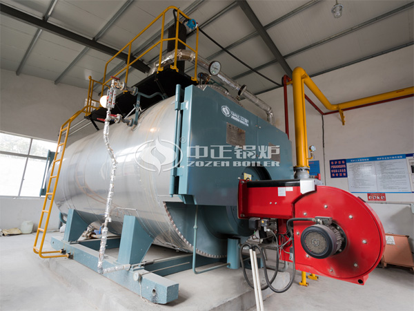 10吨和6吨SZS系列冷凝式燃气蒸汽锅炉项目（吉香居食品）